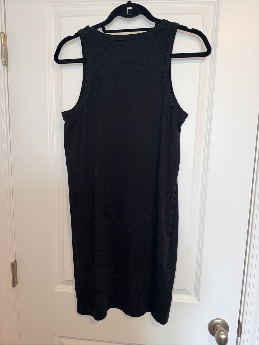 J.Crew Black Sleeveless T-shirt Shift Dress - Picture 2 of 3
